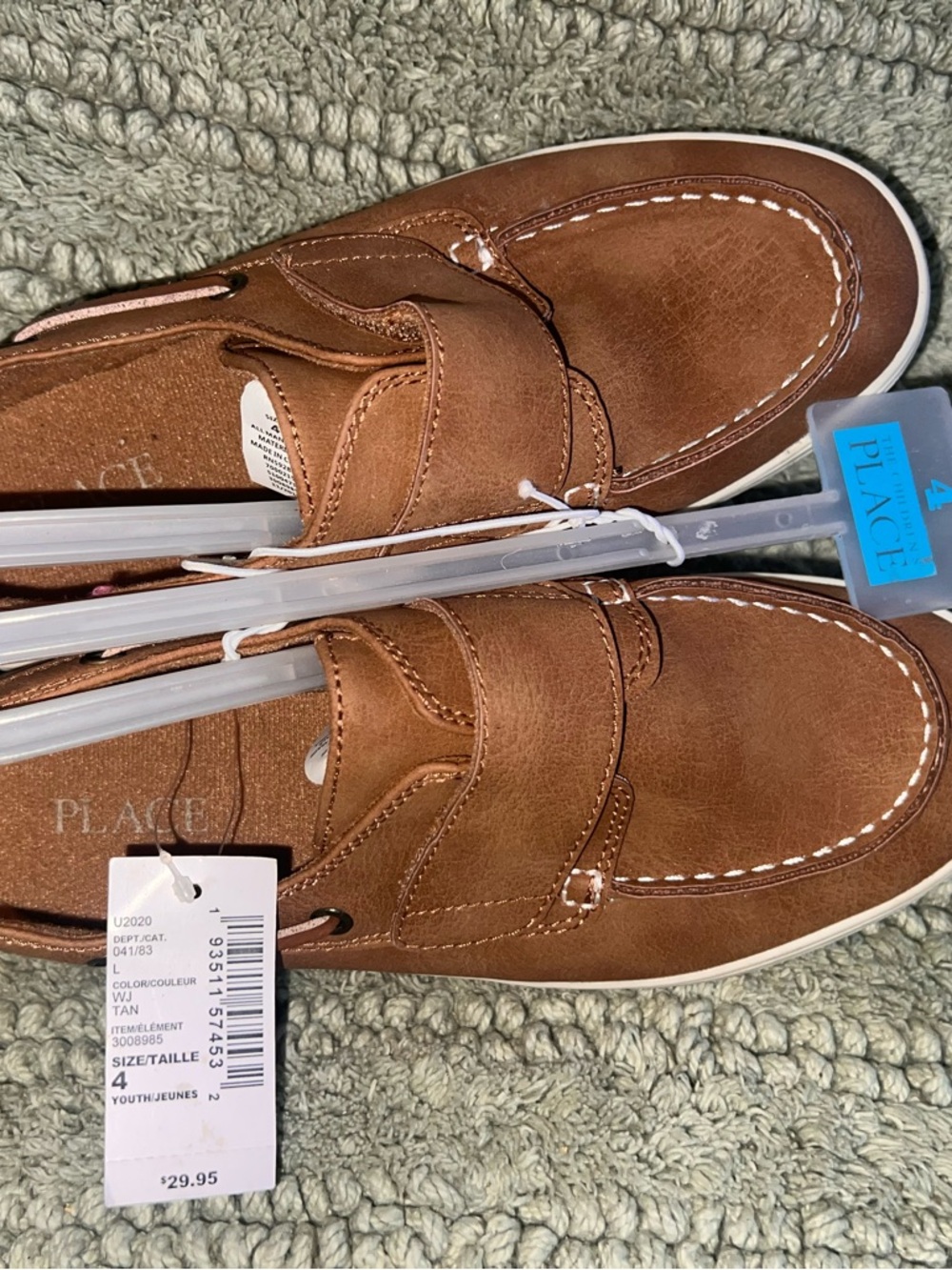 The Children's Place Tan Slip-On Moccasin Loafers